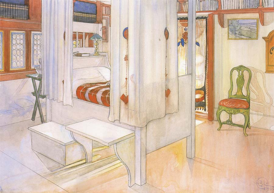 My Bedroom Watercolor